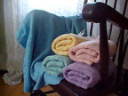 Knitted Heart Blanket