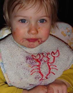 Even Blueberries won't stain
