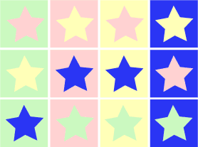 Colours of Stars and Blanket